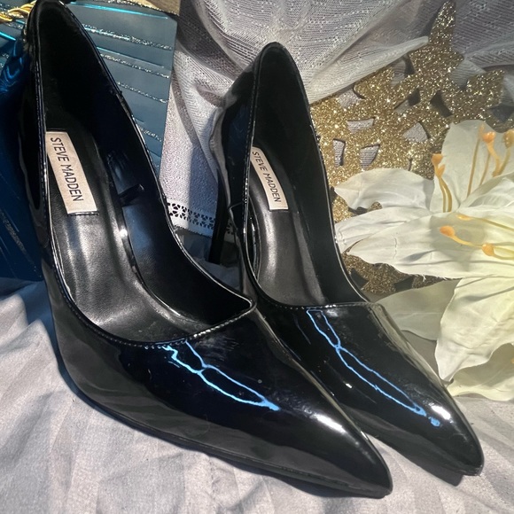 🌹Steve Madden Evelyn black patent - Picture 2 of 12